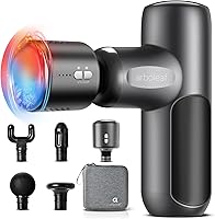 Vista 9 de arboleaf Mini pistola de masaje de tejido profundo, masajeador muscular de percusión para aliviar el dolor de espalda, tamaño portátil de viaje