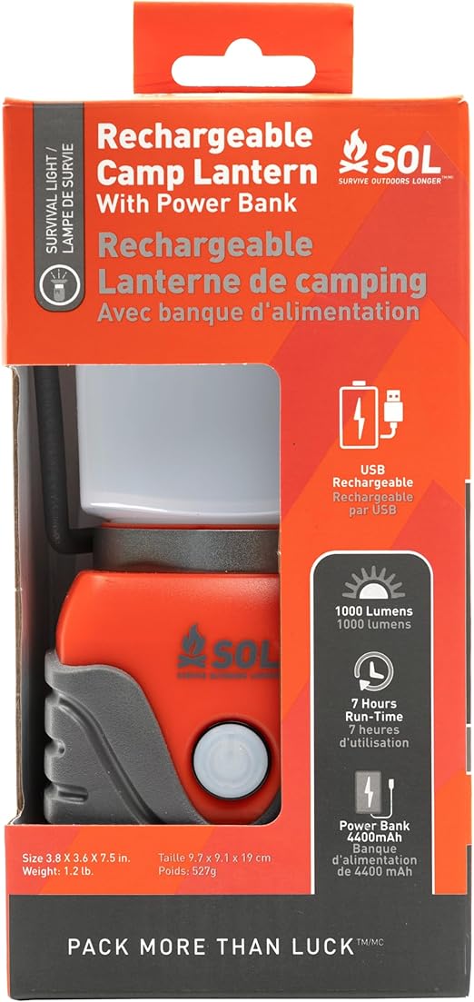 Survive Outdoors Longer Camp Lantern Recharge with Power Bank