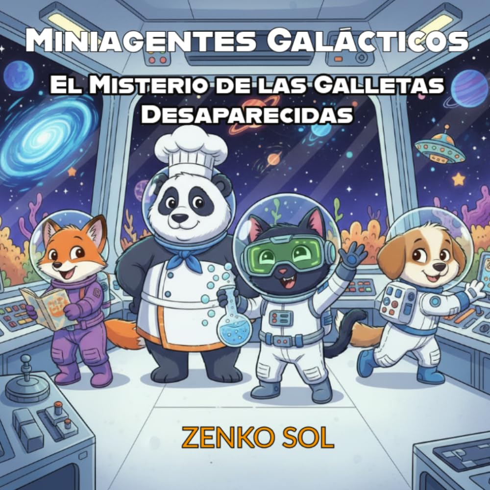 Miniagentes Galácticos: El misterio de las galletas cósmicas: Una aventura espacial divertida para niños y niñas de 6 a 9 años