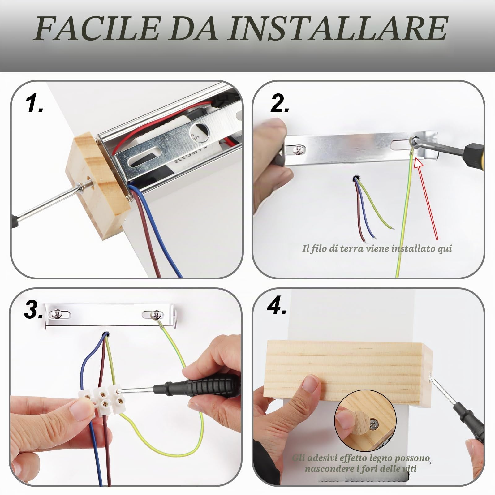 2 Pezzi Applique LED da Parete Interno 12W 6500K Acrilico Scocca in Legno | JaneYi Bianco Freddo Lampada Moderna Up & Down Illuminazione da Parete per Corridoio Scala Soggiorno Camera da Letto