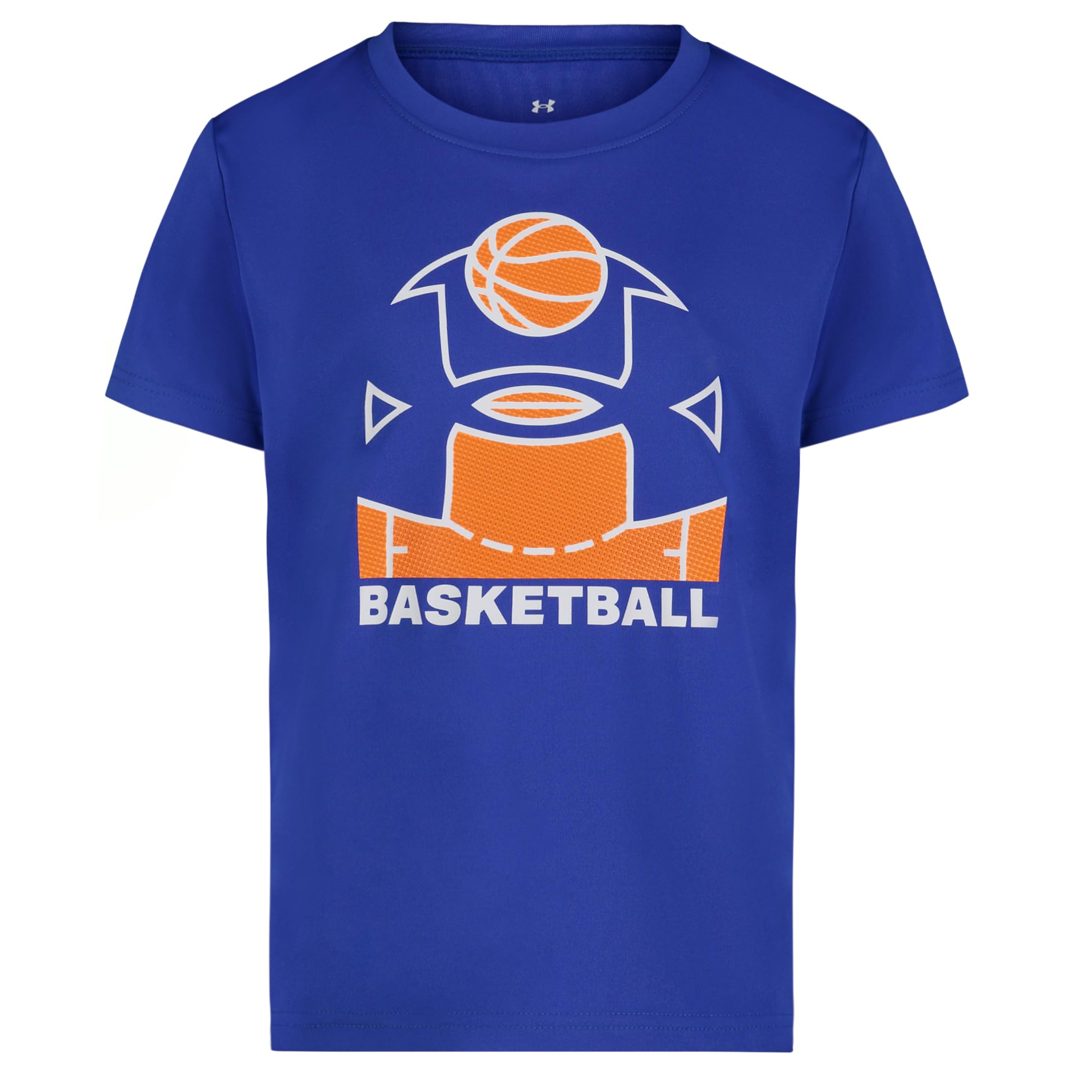 Under Armour Boys Short Sleeve Sports Graphic T-Shirt, Lightweight &amp; Breathable, Relaxed Fit