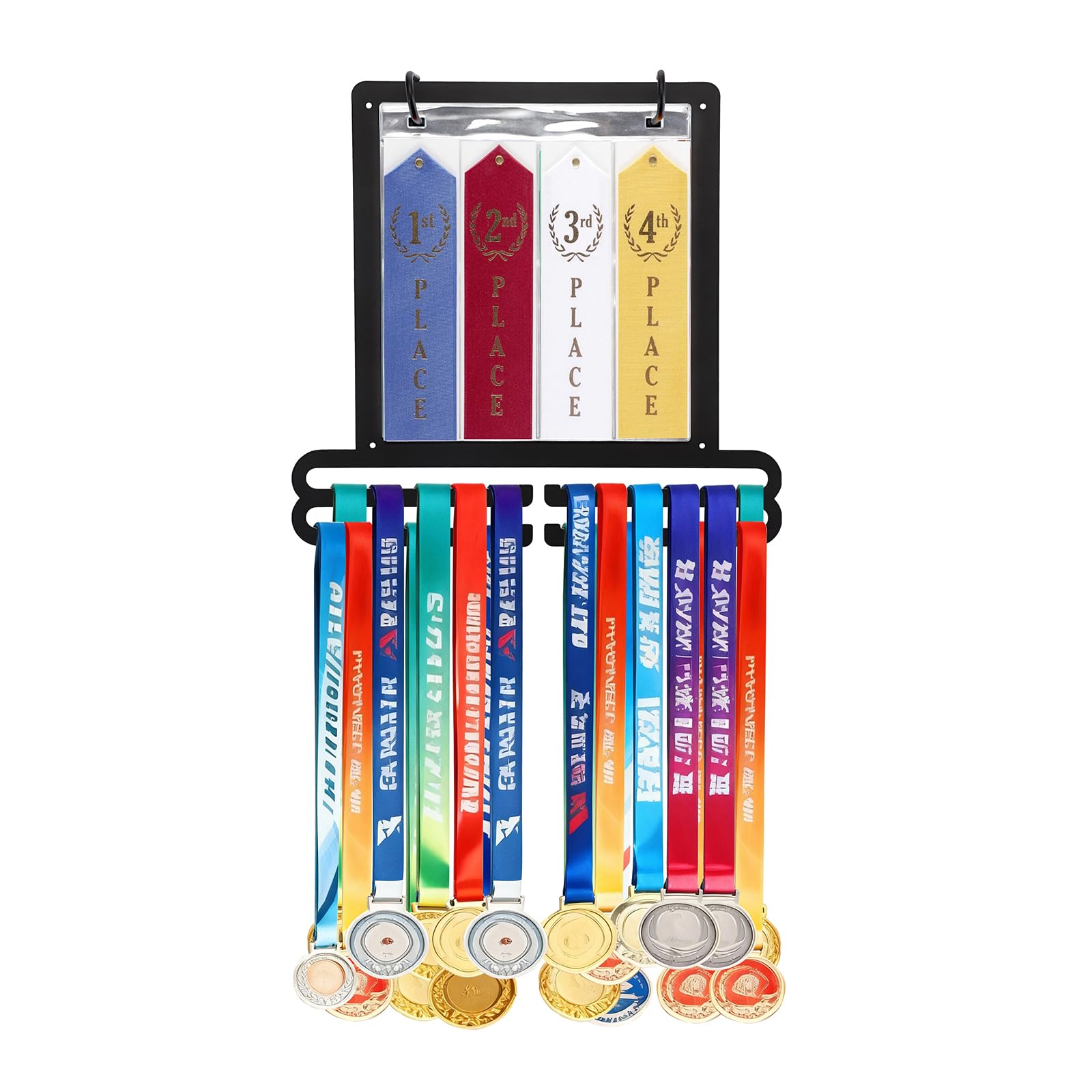 Exhibidor de medallas para pared: decora tu habitación con tus cintas de natación