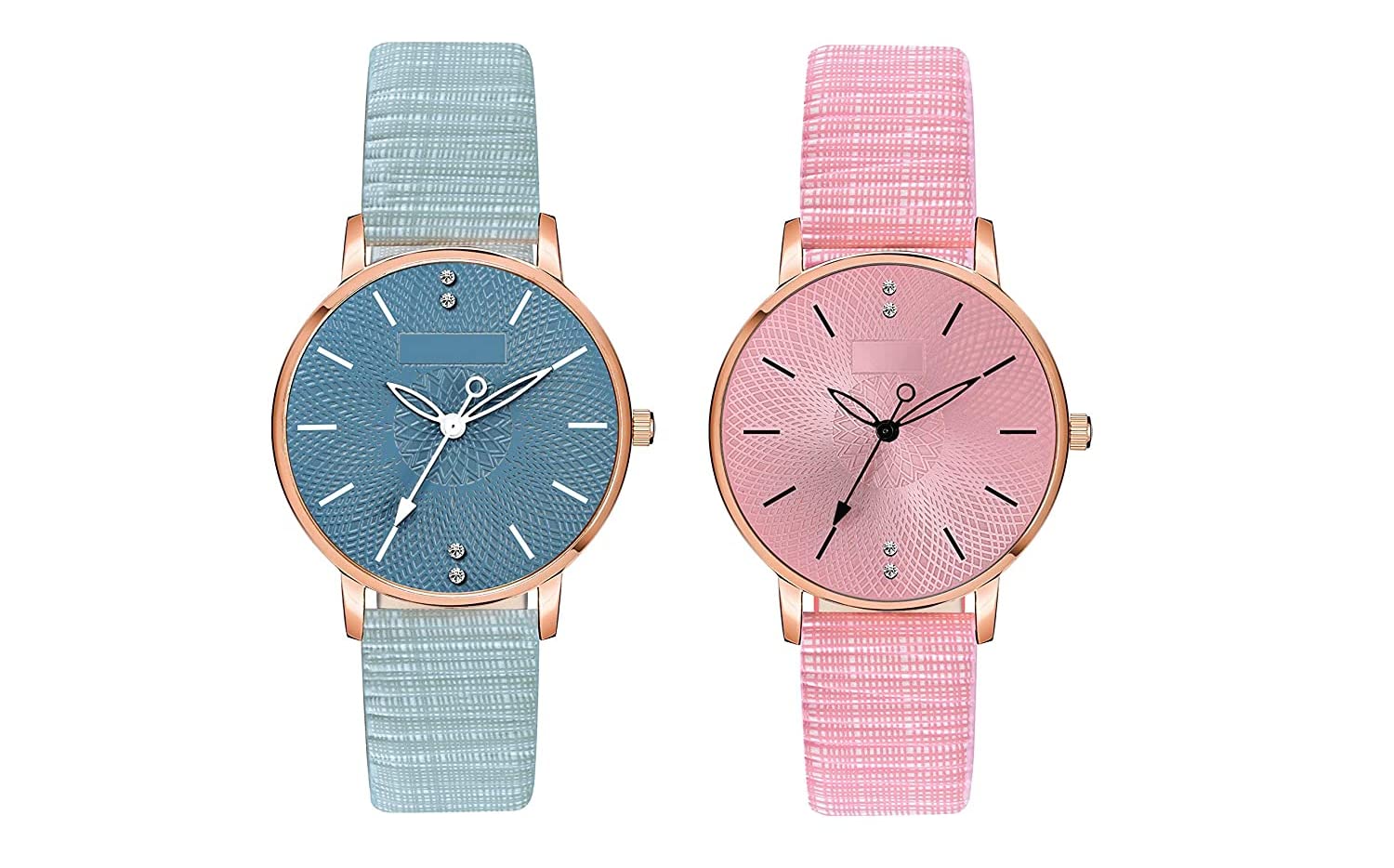 Watch City Analogue Multicolor Dial Womens Combo Girls Watch Pack of 2 (Black and White) (B07QD6Z7MX) Amazon Price History, Amazon Price Tracker