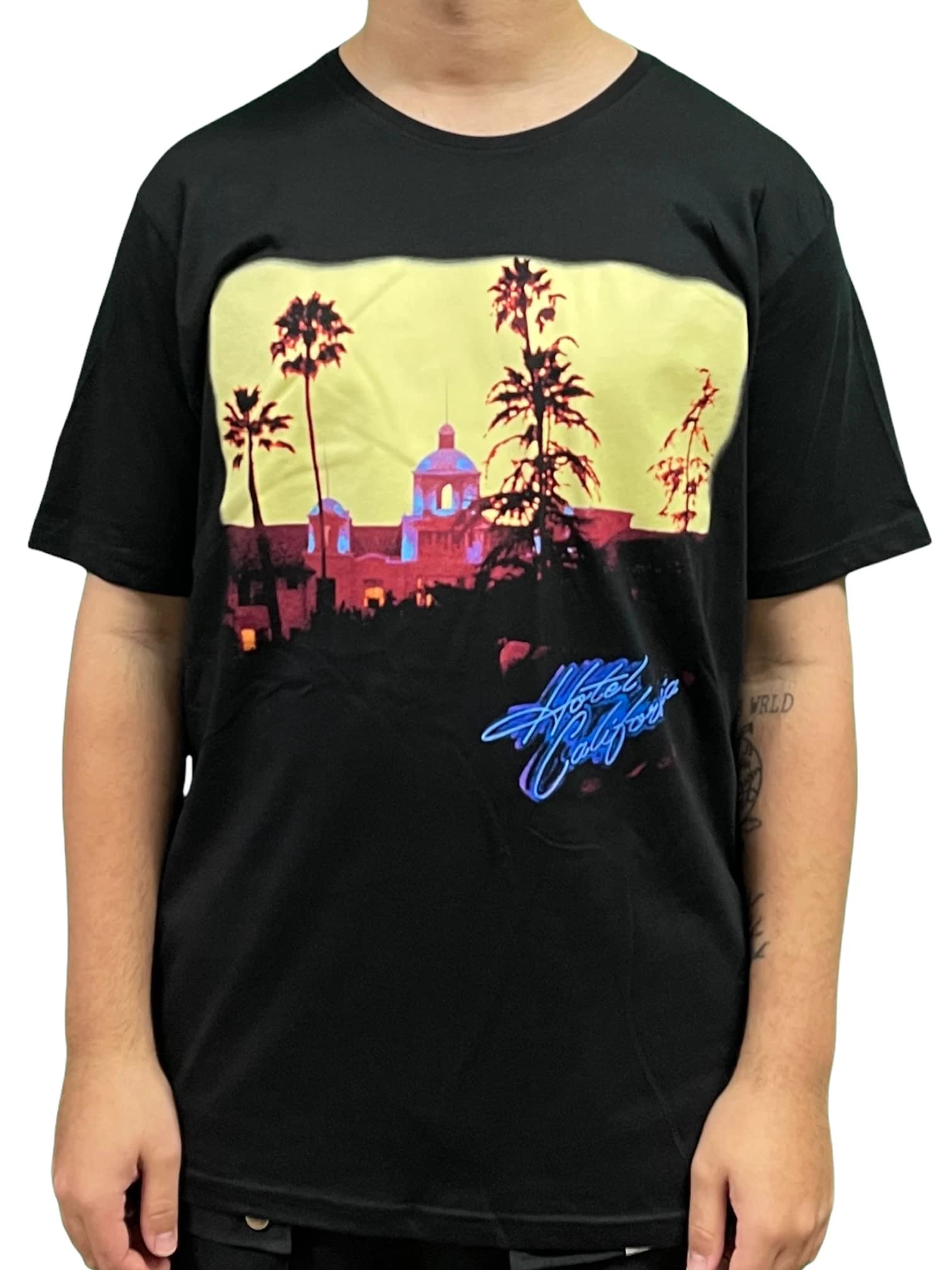 Eagles Hotel California T-Shirt Black M