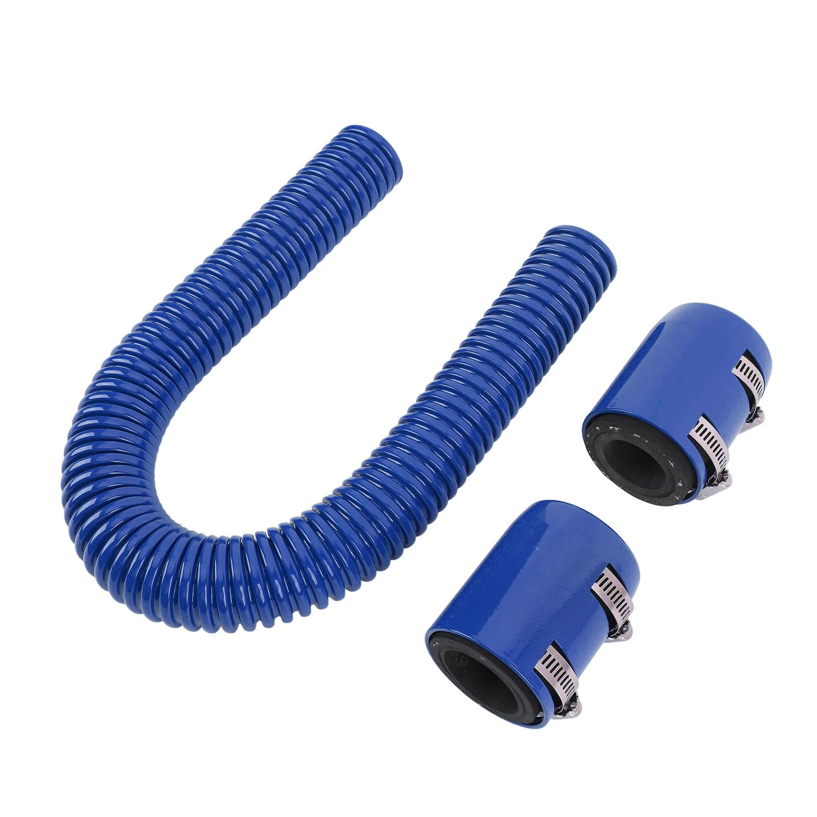 VGEBY Kit Tubo Flessibile del Liquido di Raffreddamento del Radiatore da 24 Pollici Kit Tubo Flessibile del Liquido di Raffreddamento del Radiatore in Acciaio Inossidabile con Morsetti Regolabili