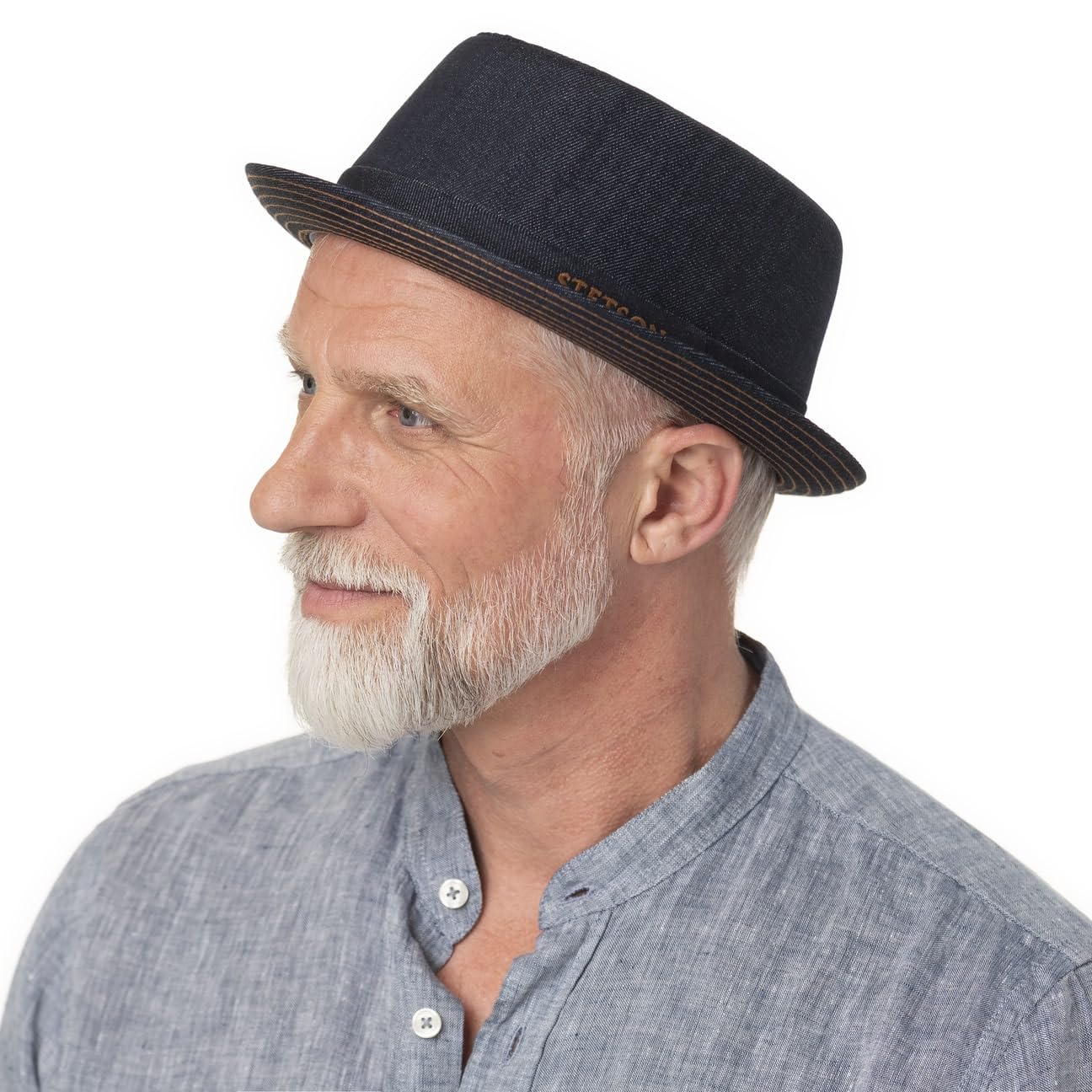 Stetson Danvick Sombrero Pork pie Denim Unisex Primavera Verano