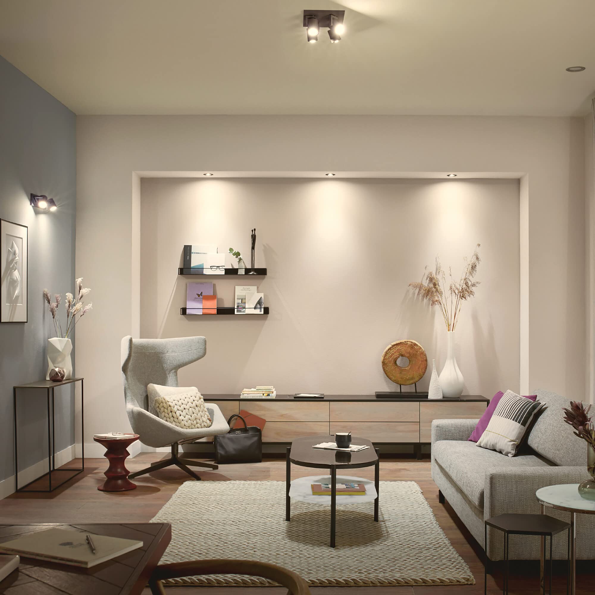 Philips Hue Lámpara, Hue Milliskin, Foco Empotrable LED Inteligente, Luz Blanca de Cálida a Fría, Compatible con Alexa y Google Home, Color (929003045001)
