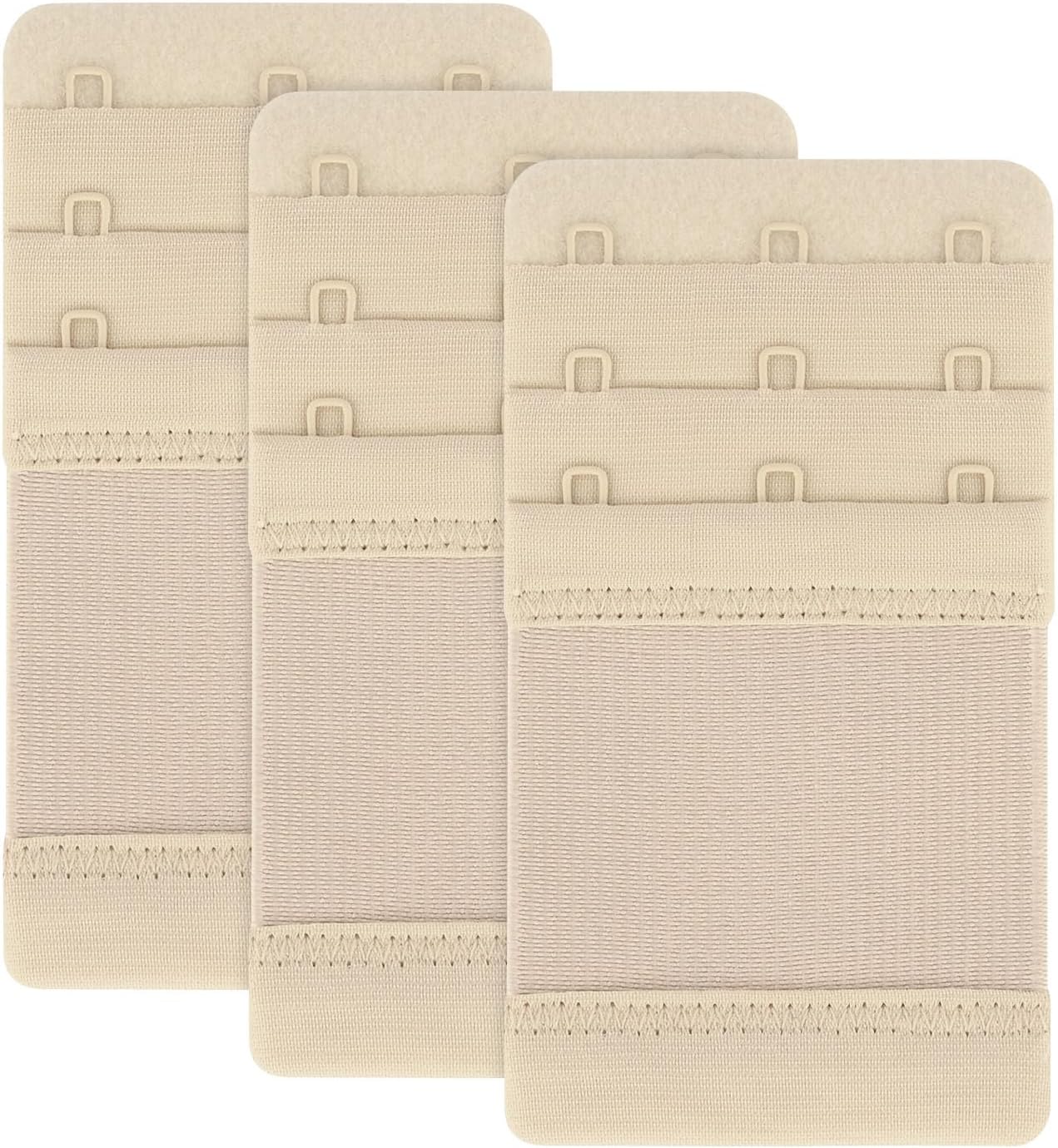 Bra Extender 3 Hook for Women, Bra Extension Strap Soft and Comfortable for Girls Women Ladies