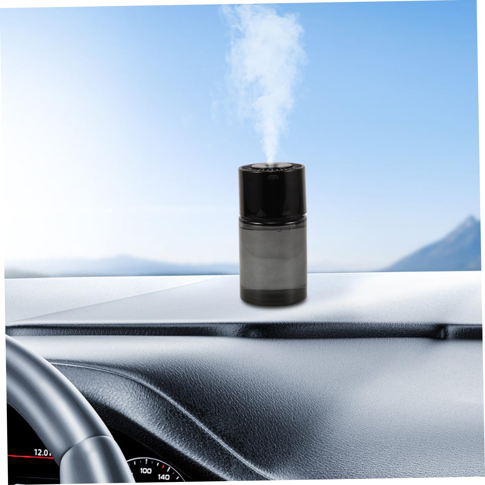 Ambientador Coche Automático de 160ml, Difusor de Aceite para Coche de Plástico, Instalación Fácil y Fragancia Uniforme para Interior