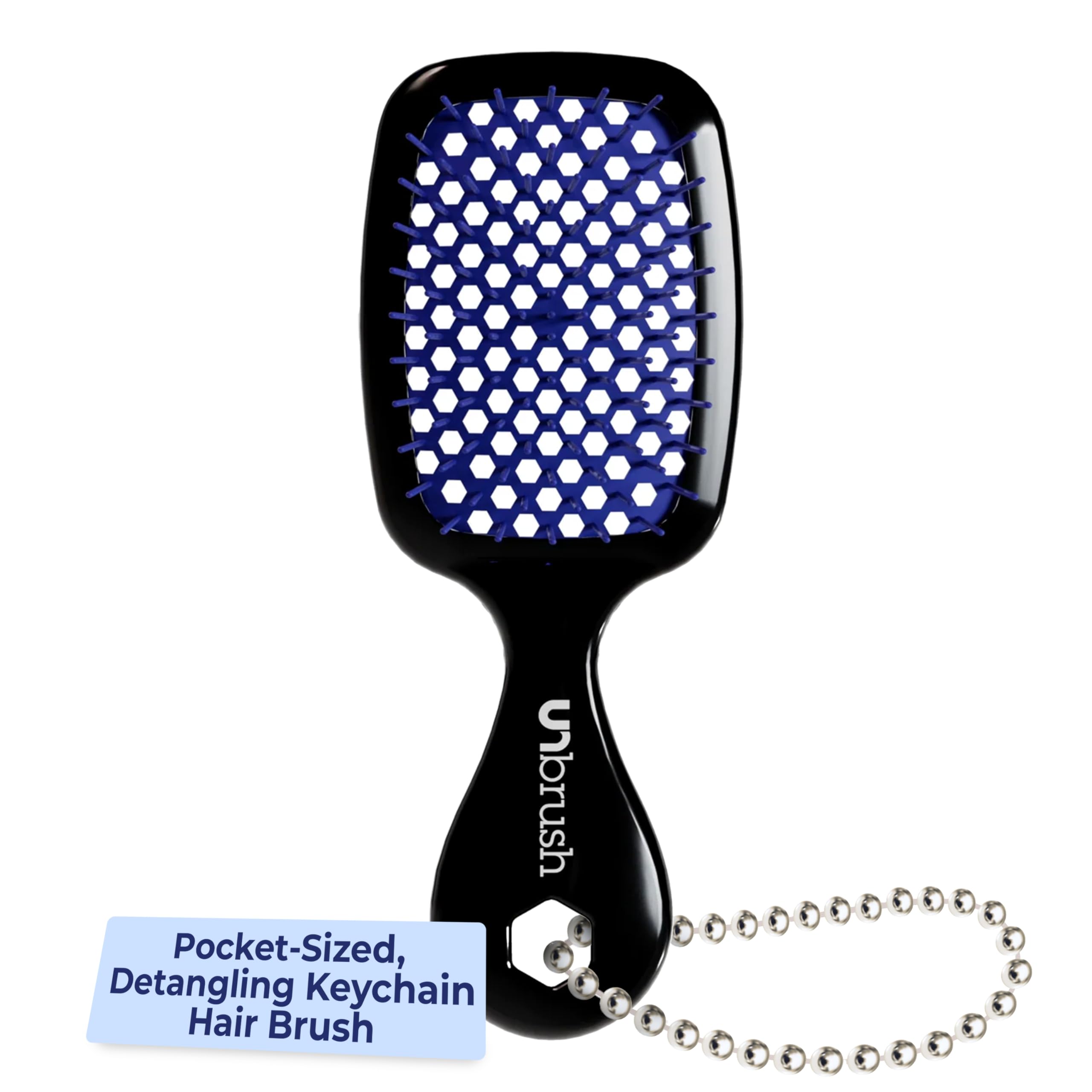 FHI Heat UNbrush Super Mini Hair Brush Keychain — Collectible Miniature Charm for Bags and Keys — Accessory for Beauty Lovers