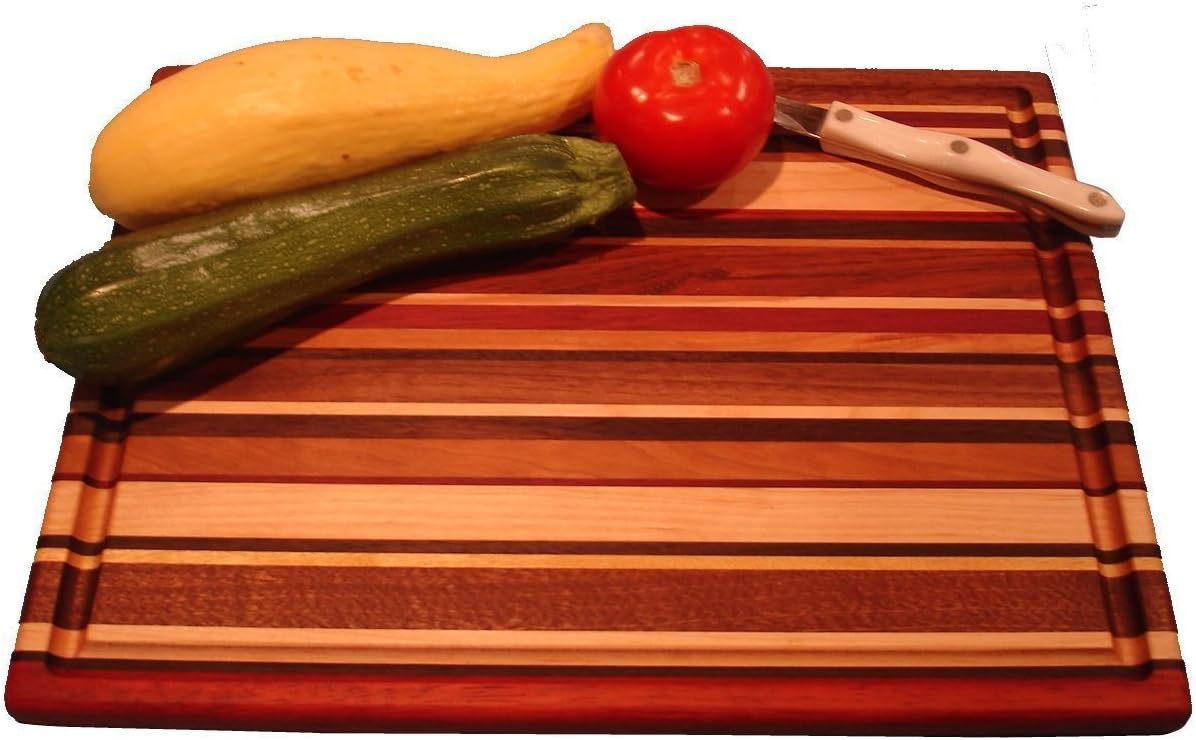 Lucky Stripes Collection Large Cutting Board - Random Hardwoods