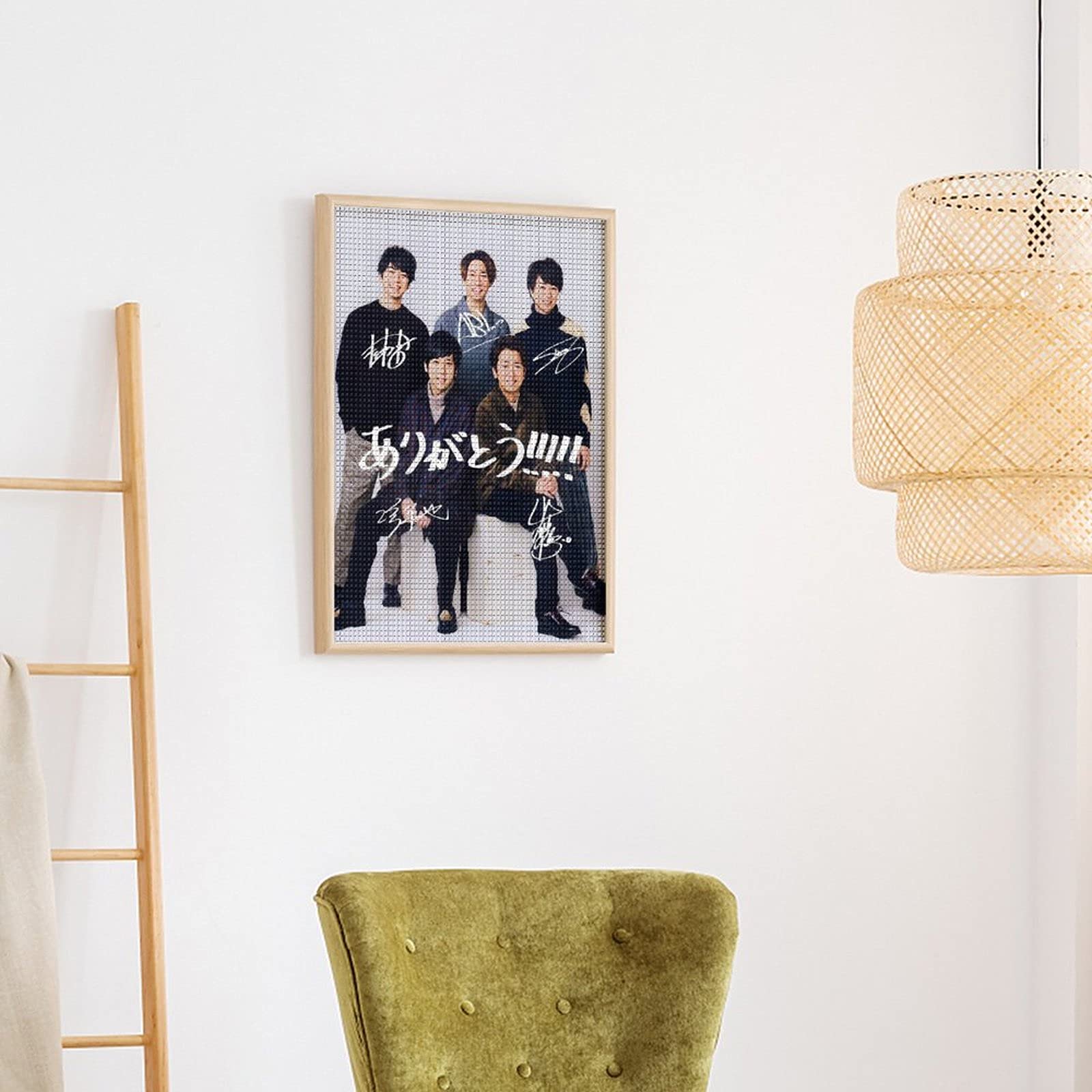 Amazon | 嵐 Arashi ダイヤモンドアート 芸術品 装飾 DIY 手芸 キット