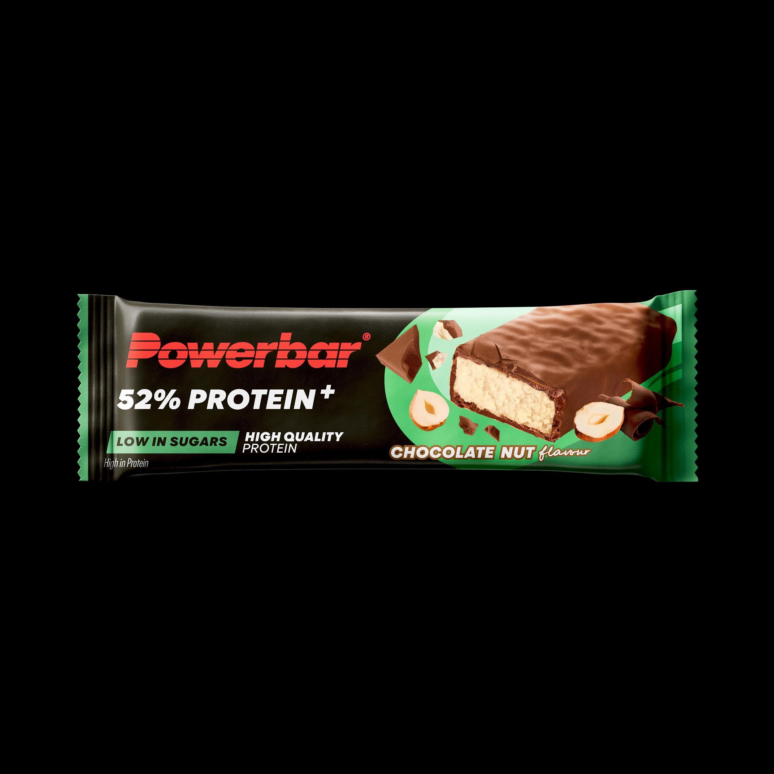 PowerBar 52% ProteinPlus Pack de 20 Barres Low Sugar Chocolate Nut 50 g