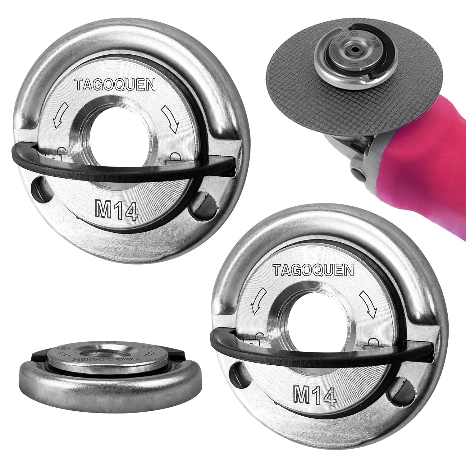 Dado Flangia Smerigliatrice S&R M14 | Serraggio Rapido Per Dischi E Accessori - Foto 5