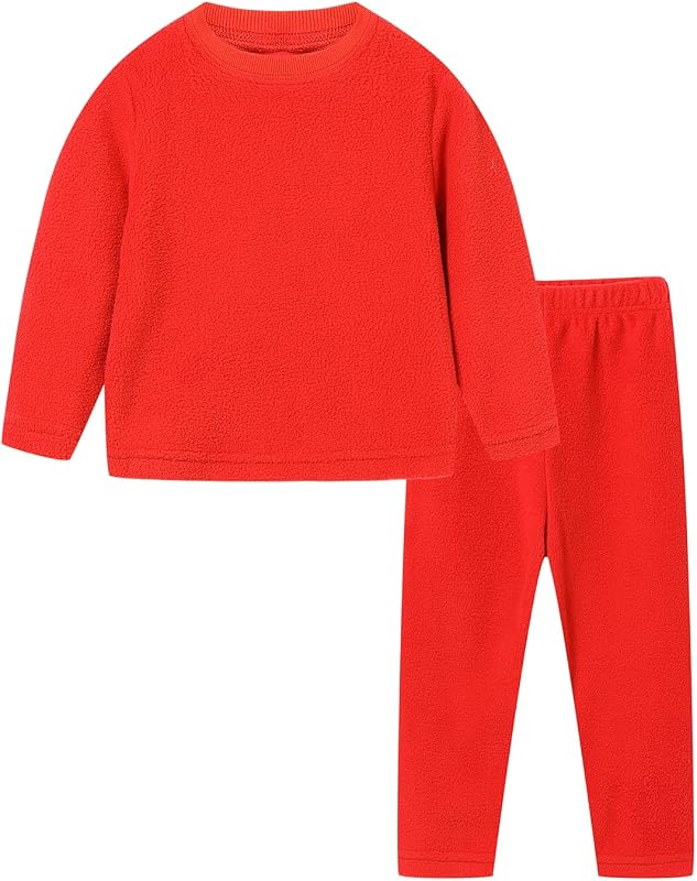 Mud Kingdom Kids Pajamas Set Polar Fleece Long Sleeve Casual Warm Fall Winter Happy Halloween Black