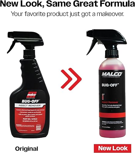 Miniatura 2 de Malco Bug Off fácil extracción de superficies de pintura automática, vidrio, metal y plástico, 22 onzas (107822)