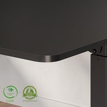 SANODESK QS2 L Shaped +180 * 110cm Dual Motors Standing Desk Height Adjustable Desk with Splice Board Home Office Computer Workstation Electric Sit Stand up Table