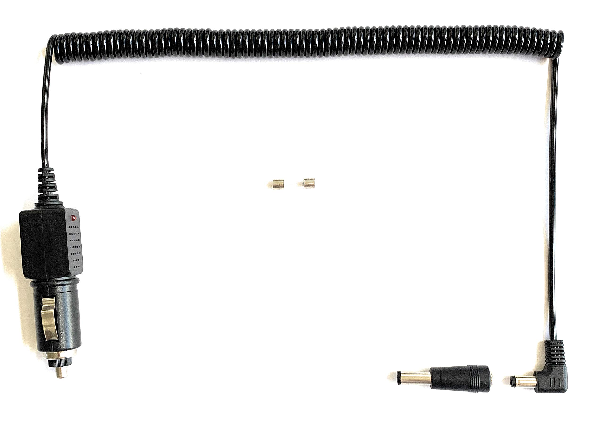 DCPOWER Cigarette Lighter Coiled Power Cord/DC Power Adapter Compatible Replacement for Whistler TRX-2