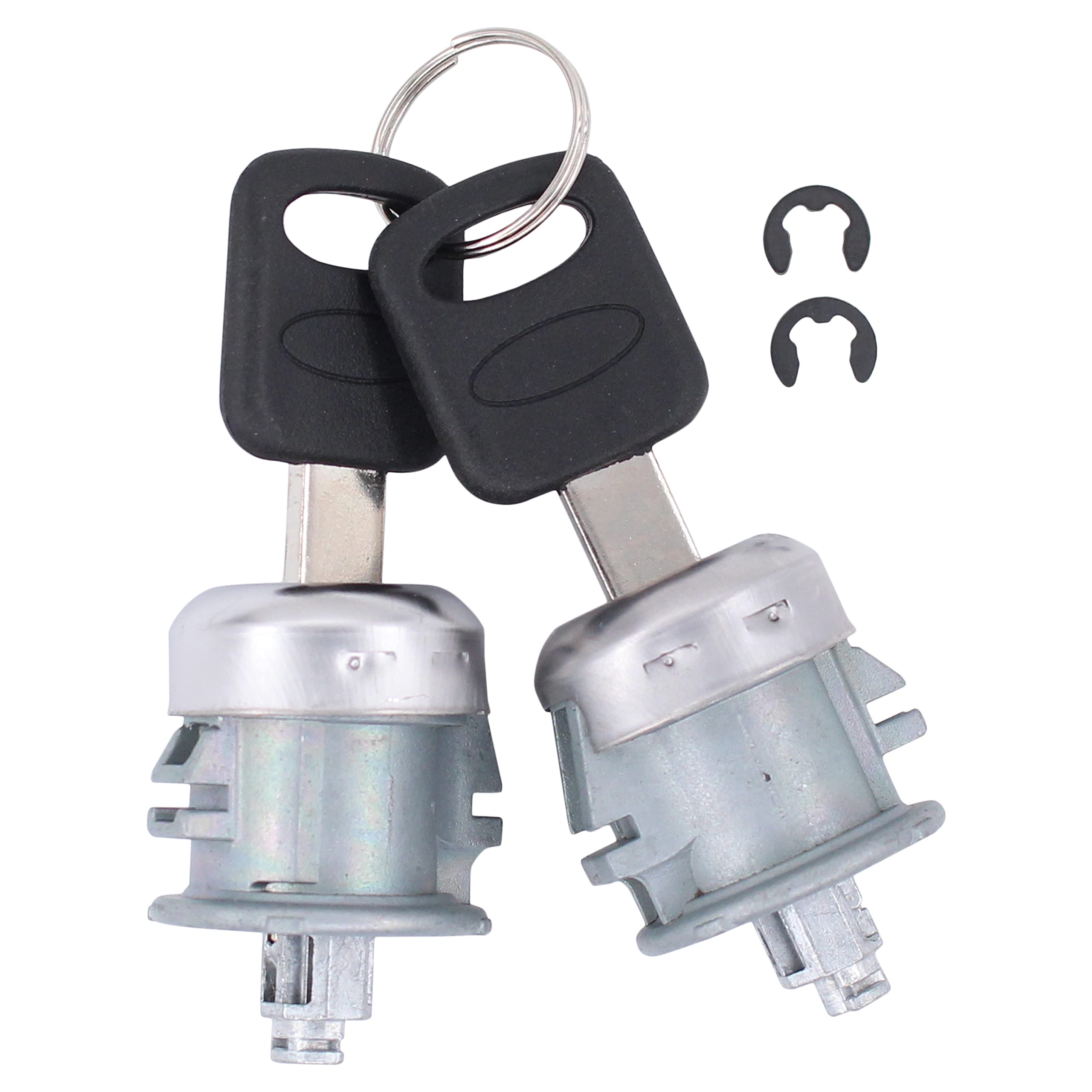 NewYallSet of 2 Door Lock Cylinder with Key for Ford F150 Expedition F250 Windstar Excursion Explorer Sport Trac Thunderbird Freesta Lincoln Navigator Blackwood Mark LT Mercury Montereyc