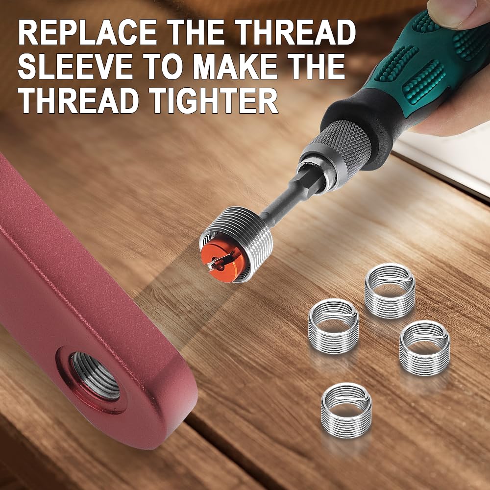 Set Reparatur Gewinde 9/16 Zoll Fahrrad Gewindeschneidgerät Zyklus Kurbel Saver Kit Pedal Gewinde Reparatur Wasserhahn Universal Gewindewerkzeug
