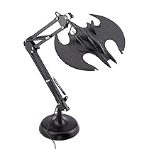 Lampada Posabile Batman Batwing Lampada da Scrivania Flessibile Ufficiale DC Comics, Perfetta per Ufficio & Casa, Alimentata via USB