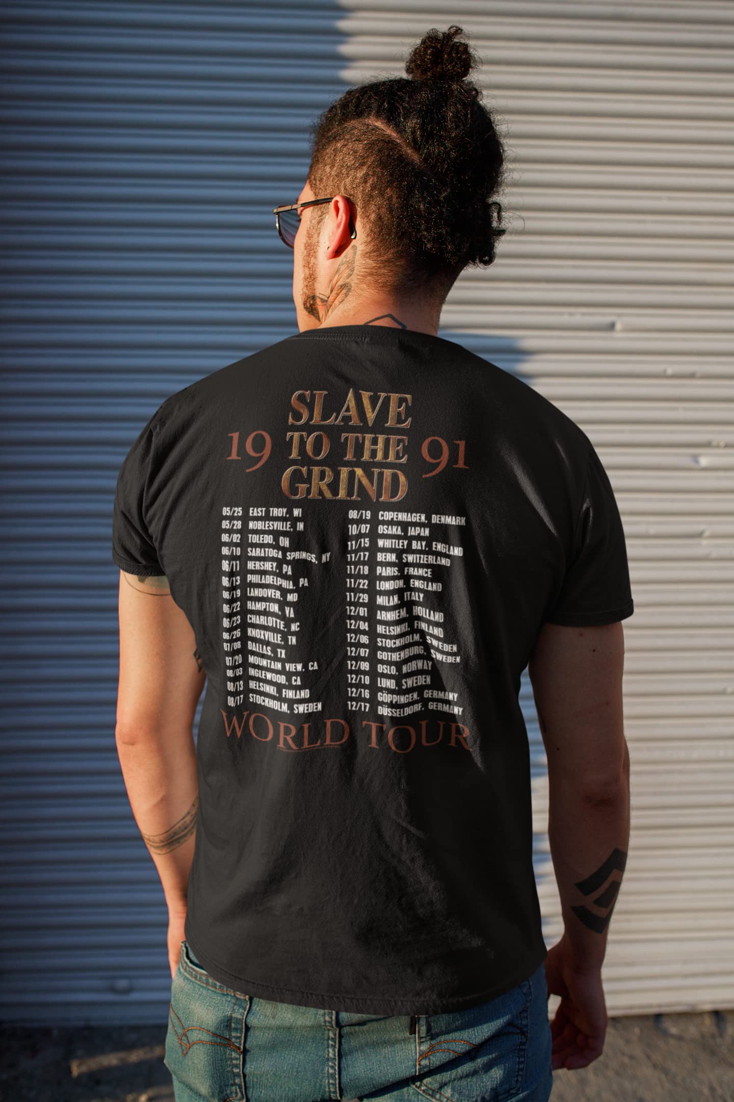 【激レアお詫びポラ付】【未使用限定品】SKID ROW 1995年ツアーTシャツ 激レアお詫びポラ付】【未使用限定品】SKID ROW 1995年ツアーTシャツ