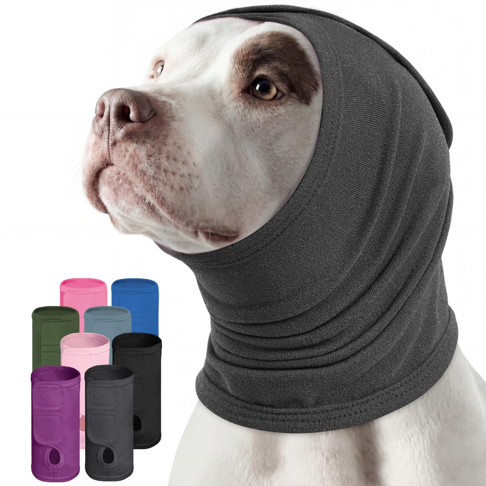 AOFITEE Ohrenschützer Hund, Beruhigender Ohrenschutz Hunde Haustier Snood Ohrenschutz Lärmschutz Hund, Hundehals und Ohrenwärmer Haustier Snood Ohrenschutz Hunde Gehörschutz Silvester Gewitter