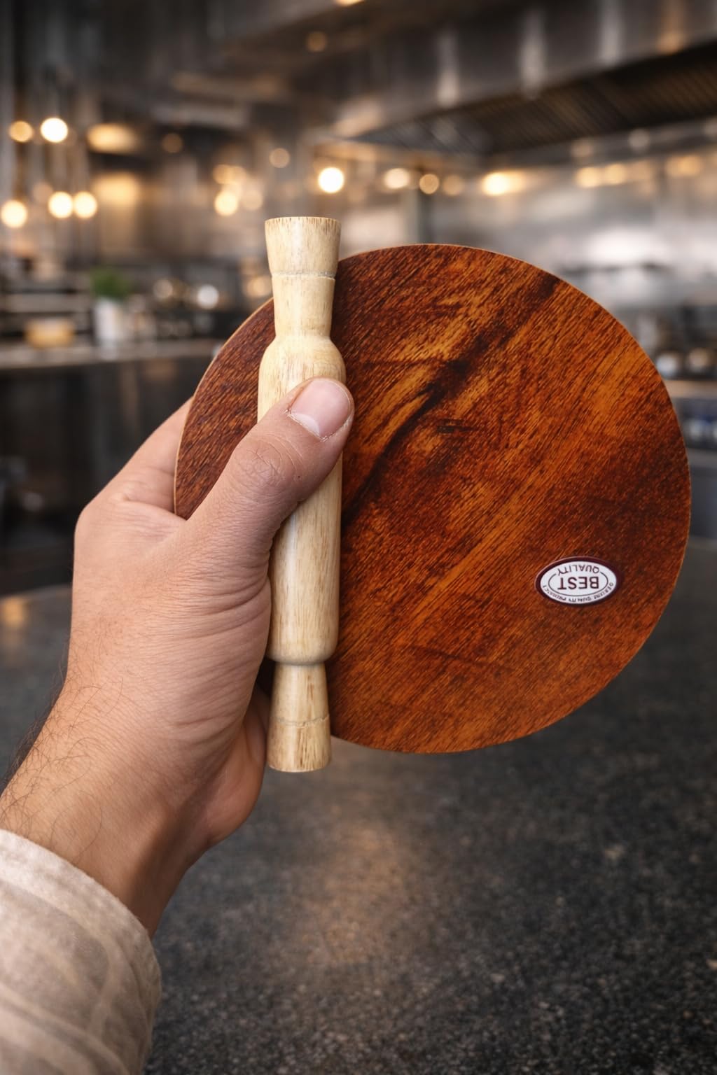 Style Shopping Plywood Wood Small Size Chakla Belan and Rolling Pin for Kids - 6 Inch