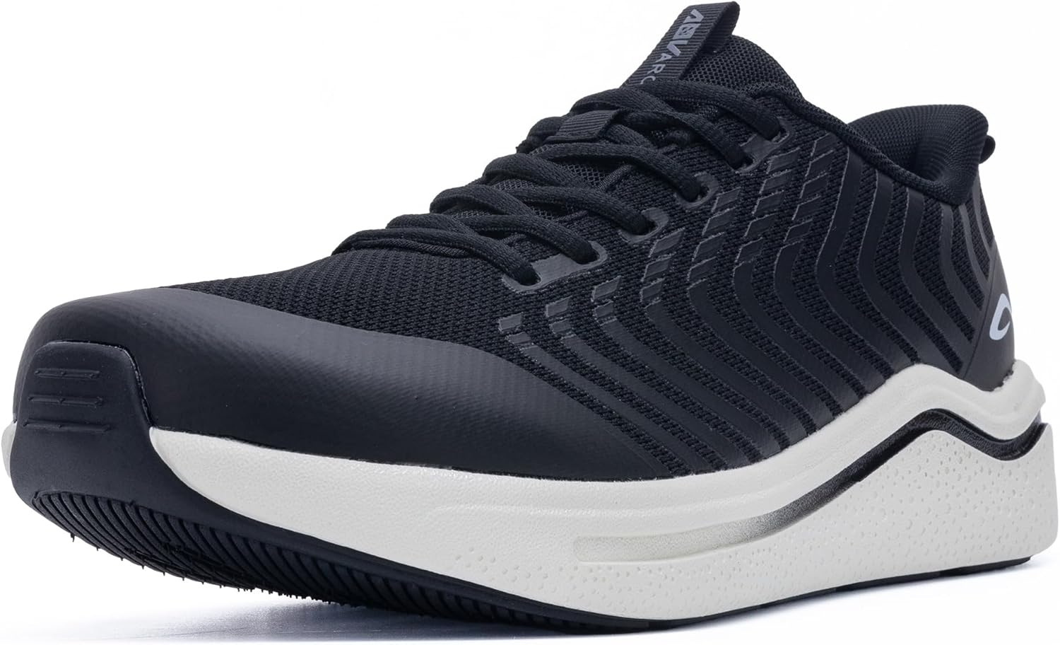 Men's Wide Toe Box Walking Shoes | Arch Support Orthotic Sneakers for Plantar Fasciitis, Bunions, Pain Relief