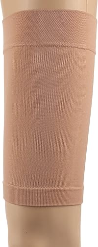 Miniatura 2 de ANGGREK Mangas para reducir la hinchazón, 2 mangas de compresión para muslos, elásticas, transpirables, para promover la recuperación, para la parte