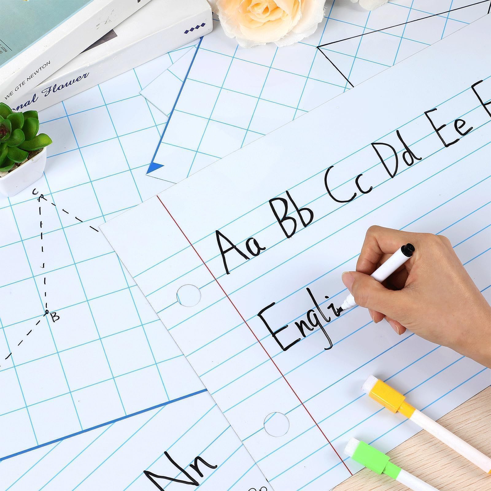 Mr. Pen Dry Erase Board 14x11 Magnetic Markers Whiteboard Mr. Pen Dry ...