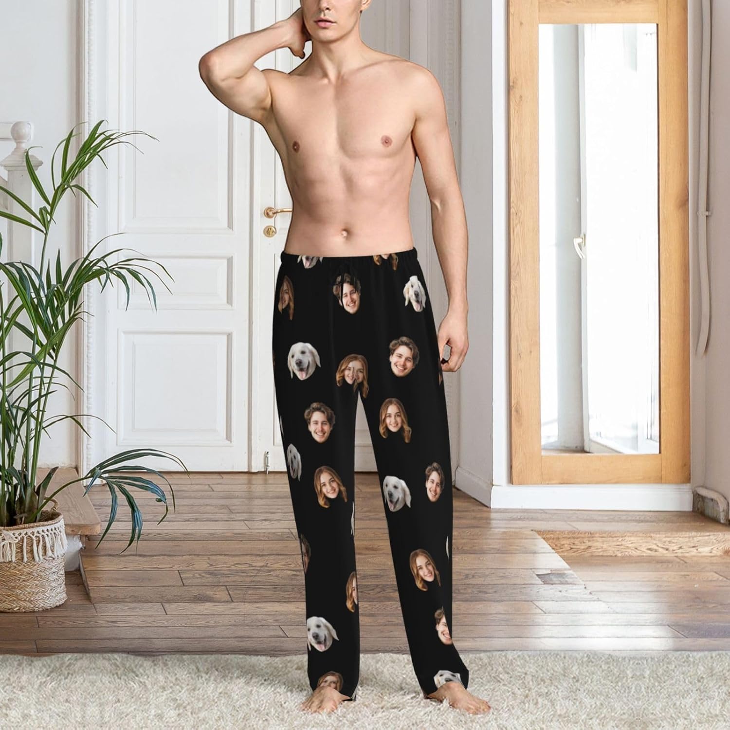 Personalized Pajama Pants For Men Women Custom Pajama Pants With Face Custom Face Pajamas Funny Customized Gifts - Image 4