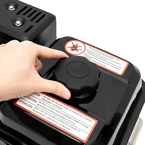 Miniatura 8 de Motor de gas de 4 tiempos de 212 cc, 7.5 HP, motor de gas de 3600 RPM con refrigeración por aire forzado, motor de arranque eléctrico de 4 tiempos,