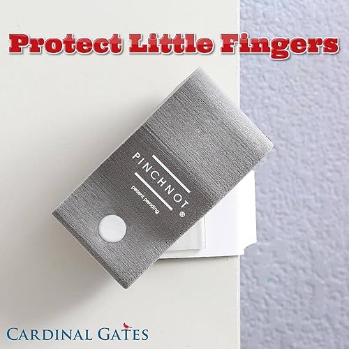 Miniatura 5 de PinchNot - Protector de pellizco para puerta, pequeño dispositivo de parachoques de espuma que evita lesiones en los dedos de bebés y niños, tapón