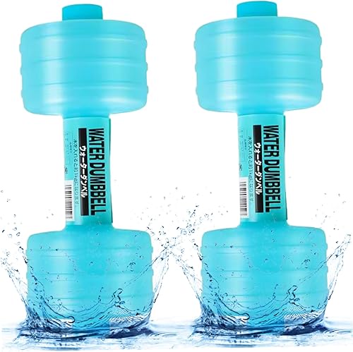 Miniatura 2 de Portable Adjustable Water-Filled Dumbbell, 2Pcs Water Dumbbells 10x4 Adjustable Weight Filled Dumbbells Portable Gym Accessories for Home Office