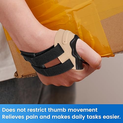 Miniatura 7 de Velpeau Soporte para el pulgar  Diseño antigrietas  Soporte para aliviar lesiones del dolor en las articulaciones CMC para osteoartritis, artritis,