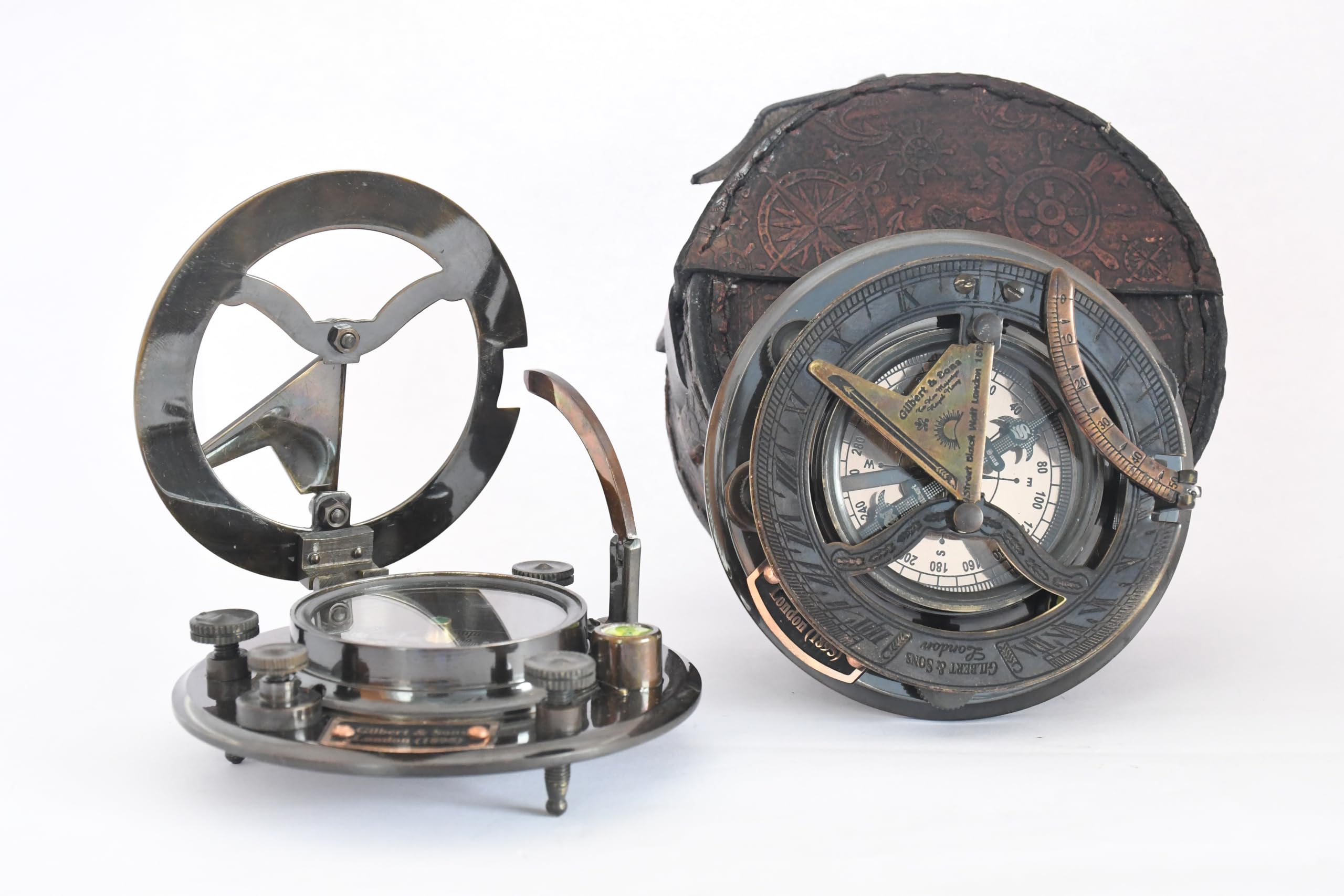 ANTICA VECCHIA STATUINA In Ottone Massiccio Fuso India God Krishna Che - Foto 5