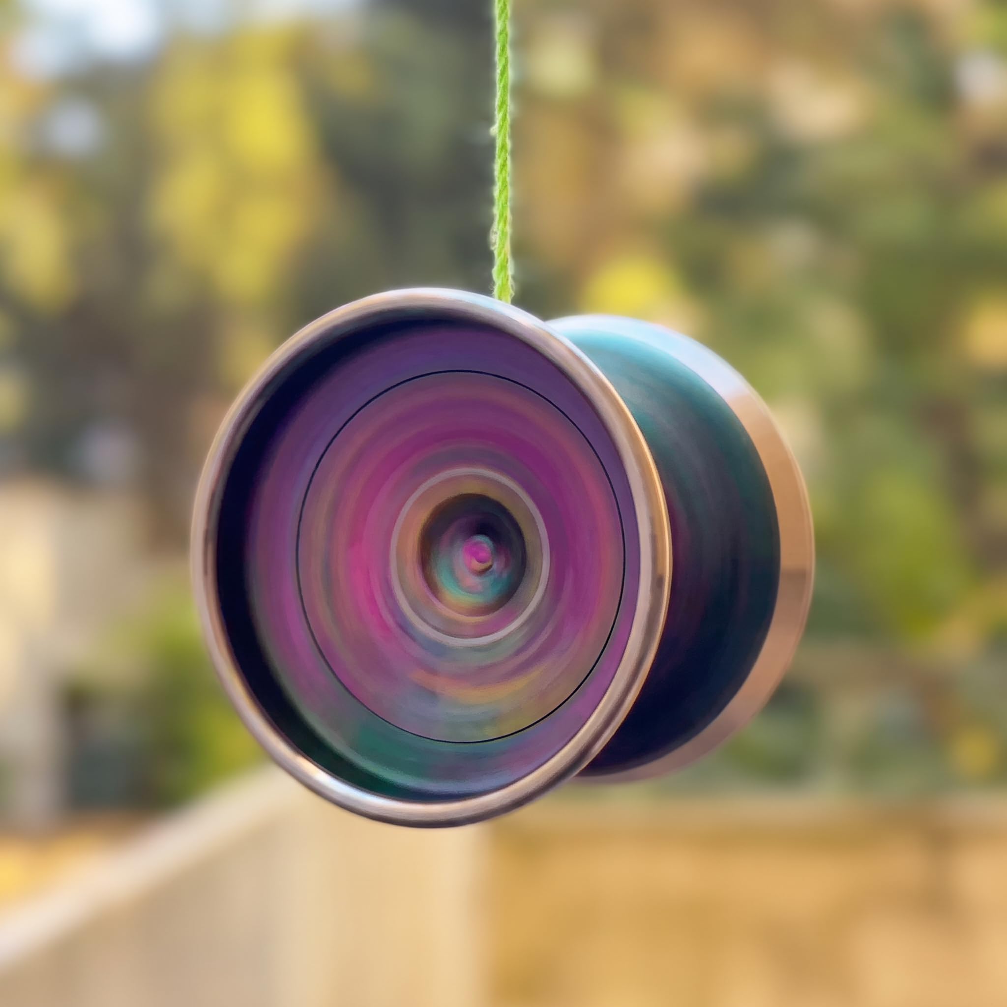 Pro Yoyo - Yo-Yo Profesional de Metal, Trucos Avanzados | Yoyo unresponsive moderno con cuerdas y rodamiento premium de recambio para giros extra largos. App SkillAddicts Yoyo