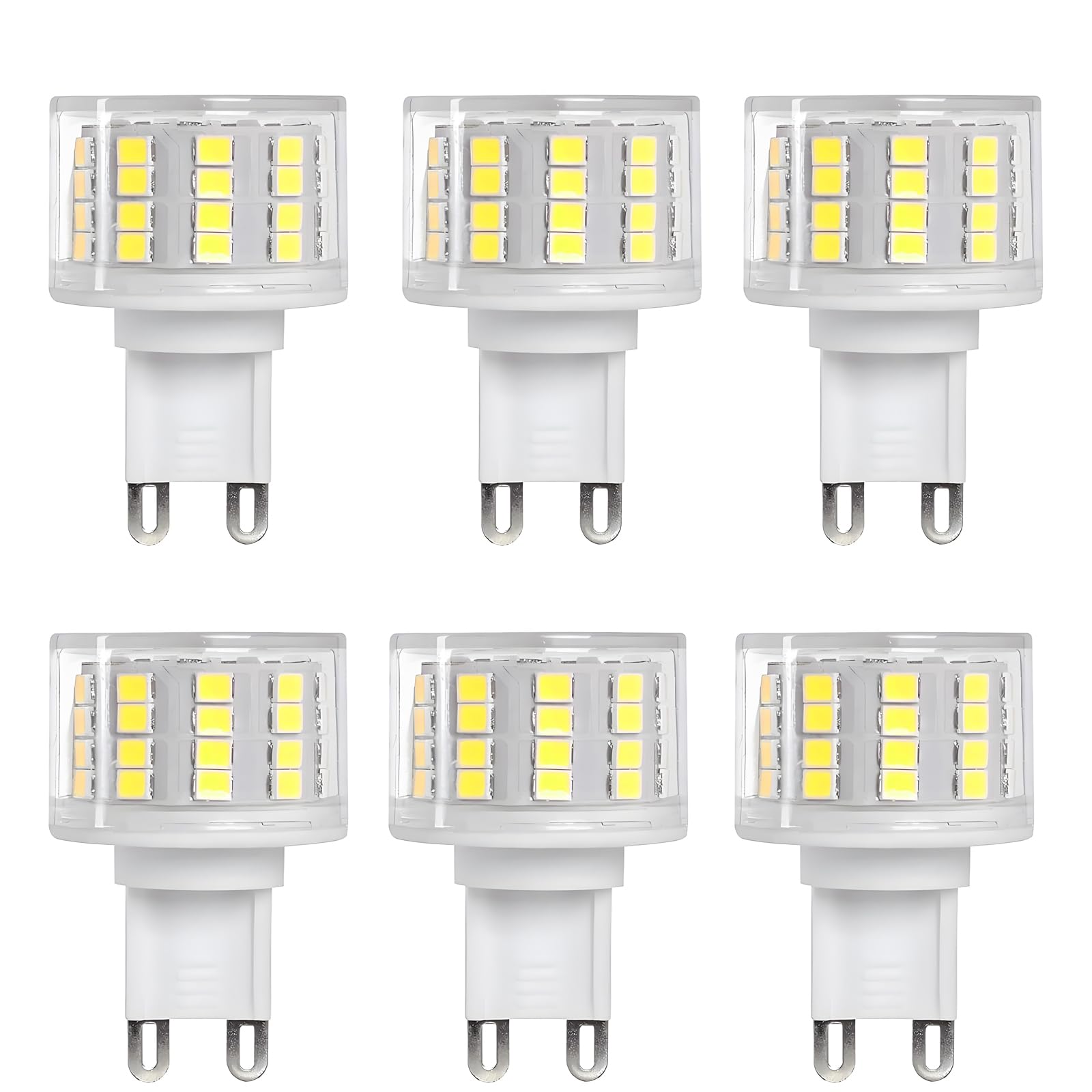WULUN G9 LED Lampen 2W Kaltweiß 6000K, 200LM Glühbirne, Ents