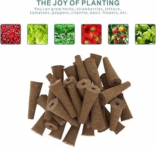 Miniatura 4 de Paquete de 100 esponjas de crecimiento, esponjas hidropónicas compatibles con Aerogarden, iDOO