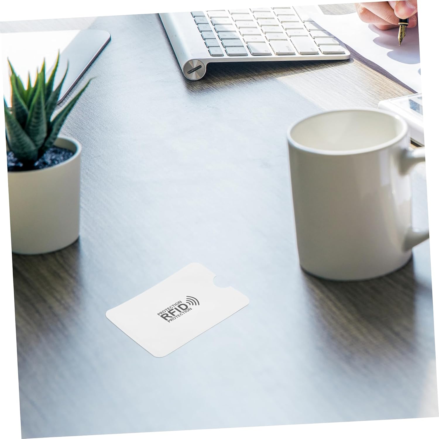 10pcs Credit Card Holder Aluminum Id Sleeve Case Card Protector Theft Holder Id Sleeve Shield