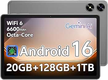 Android16 タブレット　20GB+128GB+1TB拡張　WiFi8コア Amazon.com : Android 16 Tablet, 10.1 inch Tablets with Octa-Core