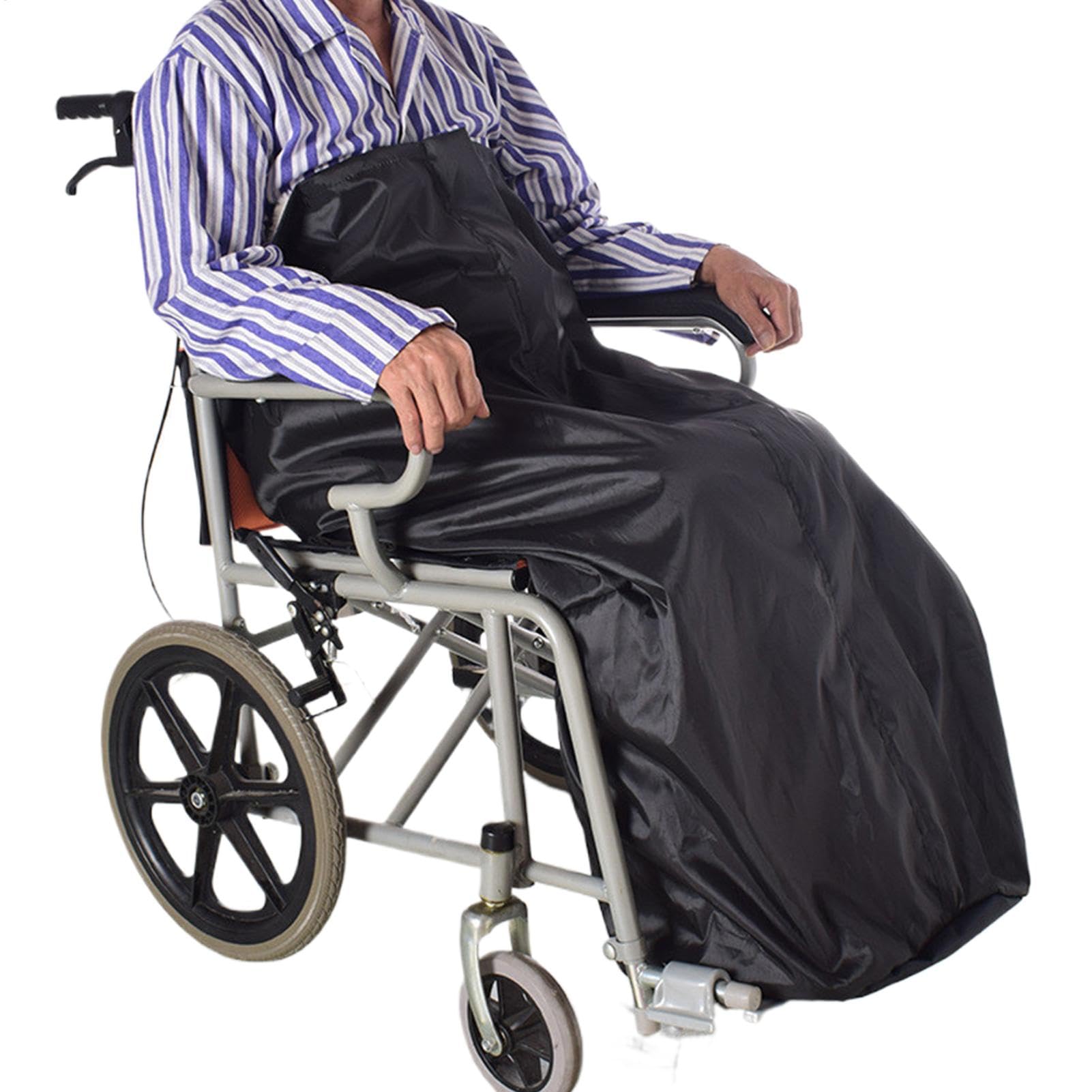 Couverture de fauteuil roulant pour adultes imperméable avec doublure thermique isolante