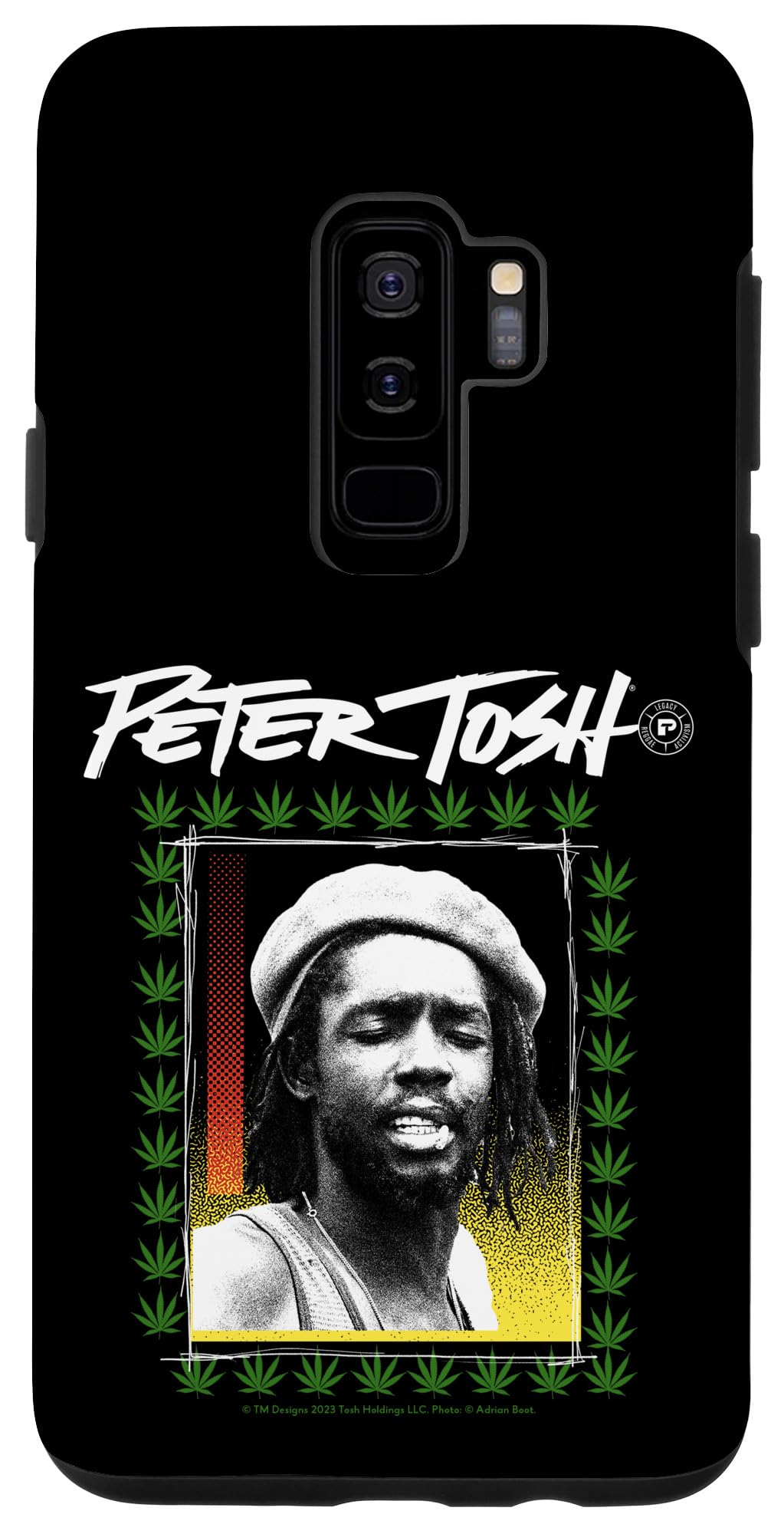 Peter ToshGalaxy S9+ Peter Tosh Leaf Frame Photo by Adrian Boot Case