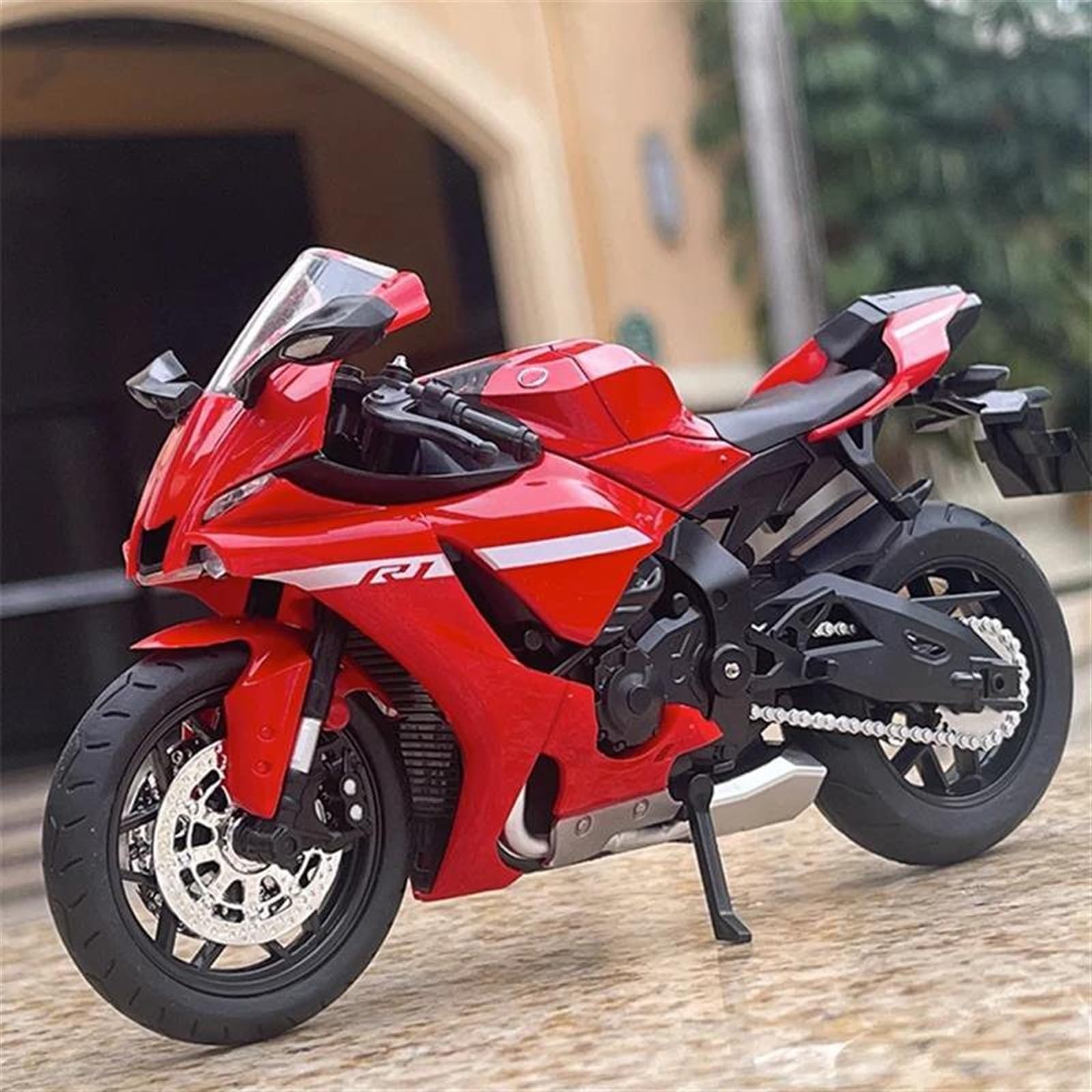SEYXF Motorbike Toy 1:12 for Y-AMAHA YZF-R1 R1 Motorcycle Model Diecast Simulation Alloy Toys Gift(with Foam Box)