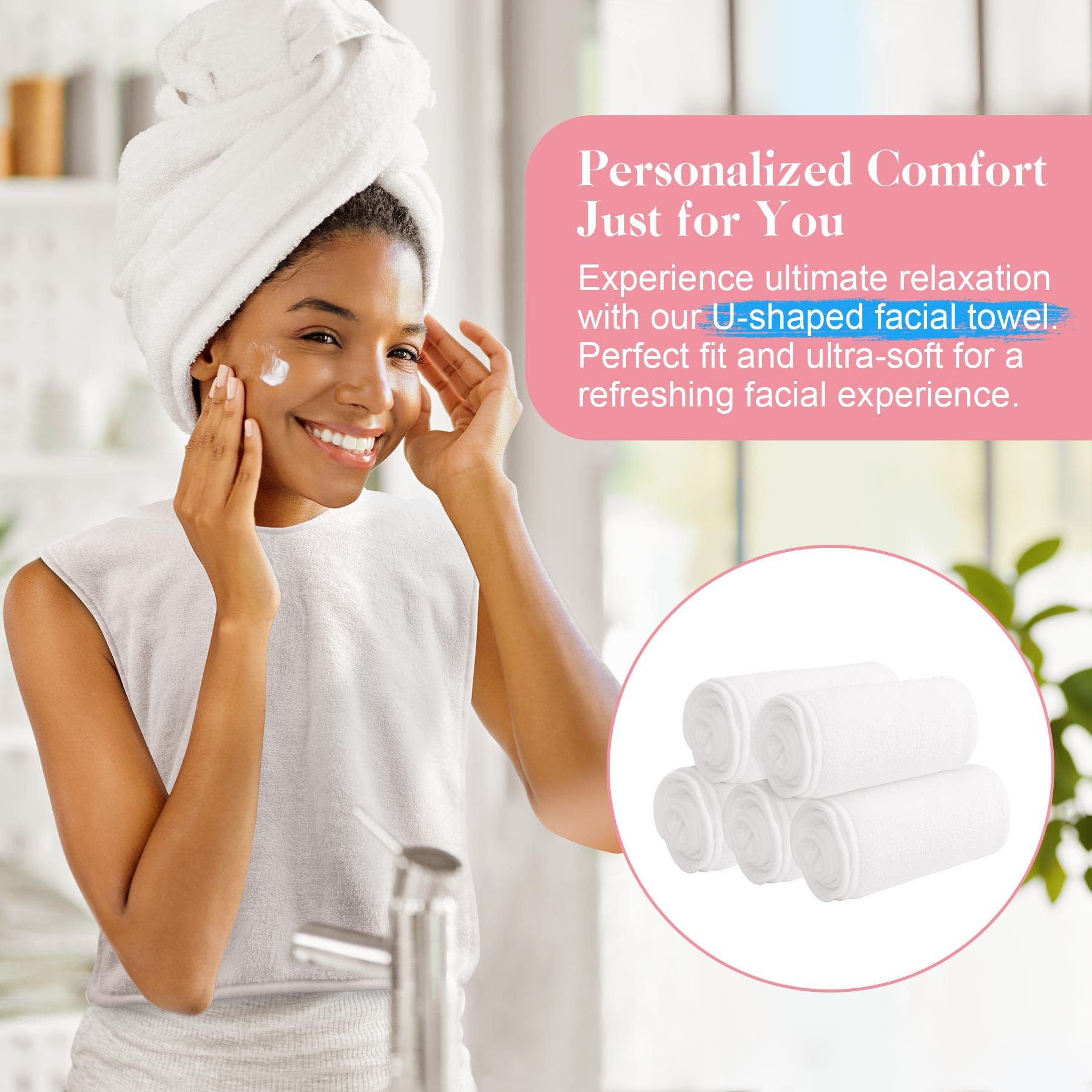 Paquete de 12 toallas faciales suaves para esteticistas, toallas de spa para faciales, cómodas toallas faciales de masaje extragruesas, toallas faciales de microfibra para cara, equipo