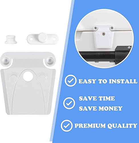 Miniatura 3 de Postes y tornillos de cierre más fresco,Pestillo de repuesto de alta resistencia del refrigerador,Juego de pestillos de plástico, juego de 2