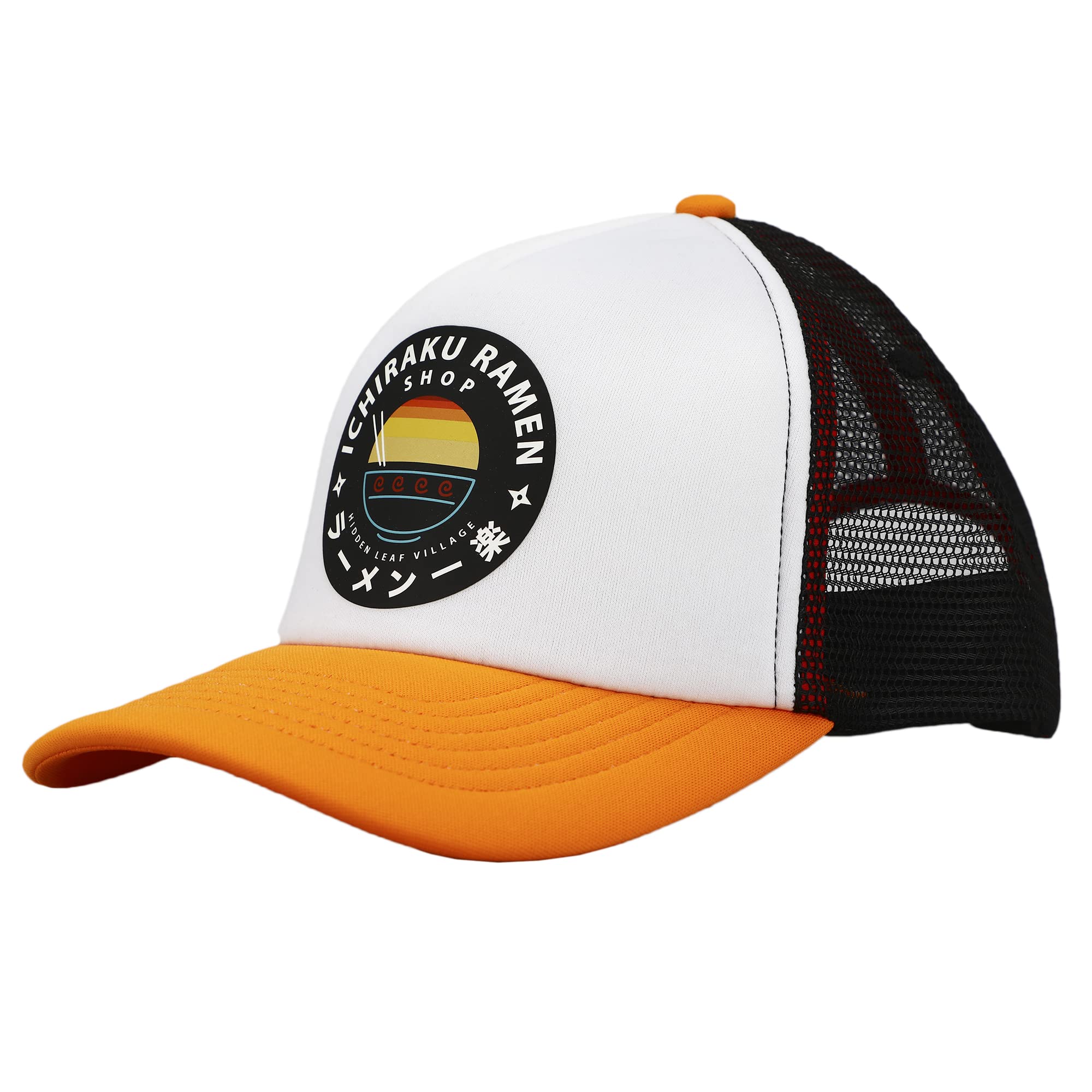 BioworldNaruto Ichiraku Ramen Shop Logo Foam Trucker Hat Multicolored