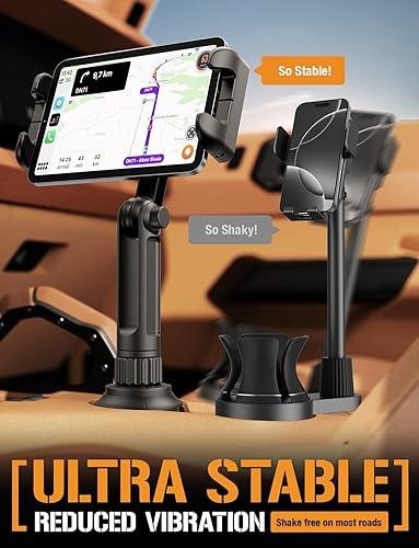 Miniatura 3 de ToughTested Soporte para tablet Boom - Soporte para iPad y GPS de alta resistencia para portavasos - Brazo giratorio de 360, se adapta a tabletas de