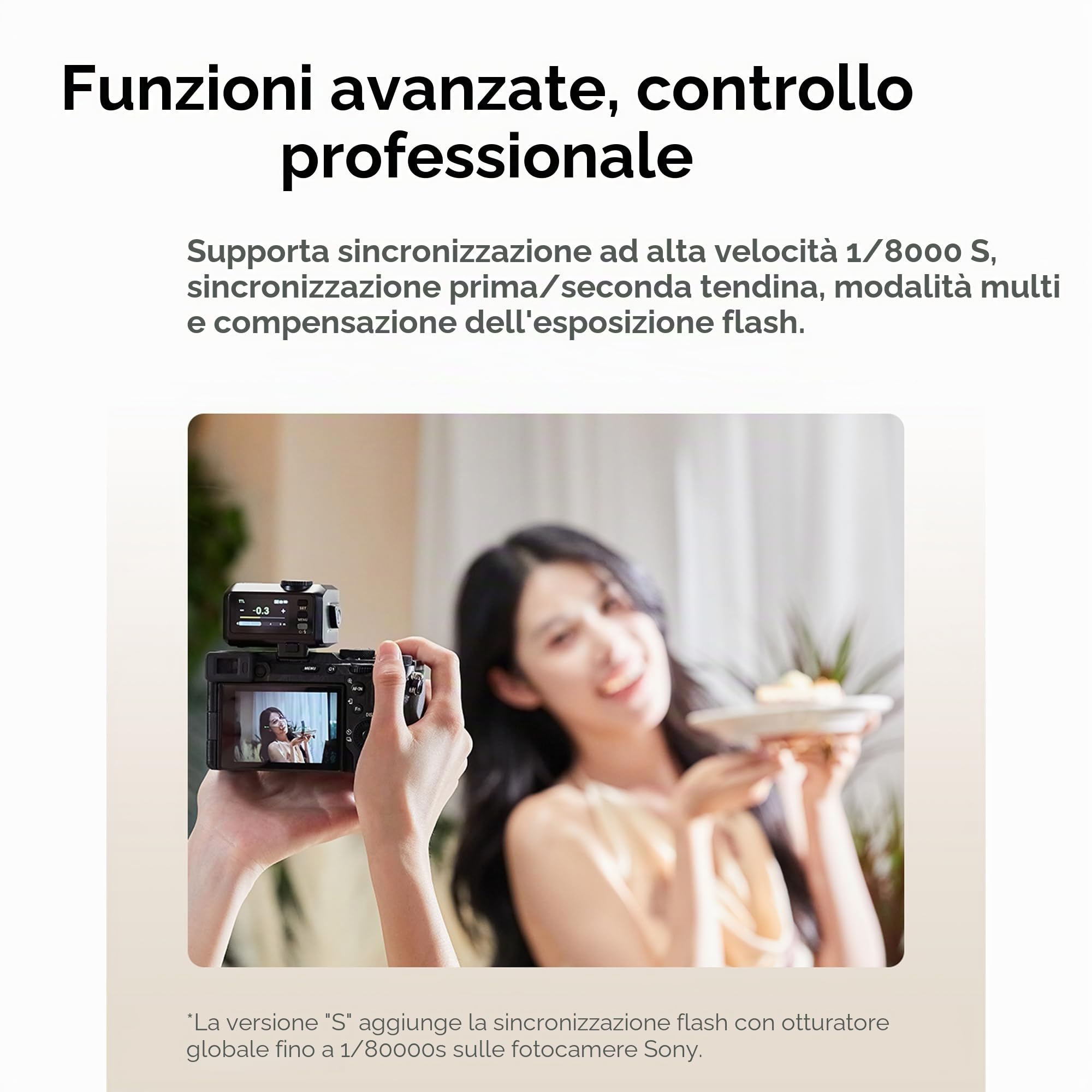 GODOX iT30Pro N TTL fotocamera flash Speedlite 2,4 GHz HSS 1/8000s GN15 con touchscreen Supporta le modalità Master e Ricevitore Diffusore incorporato per fotocamere Nikon